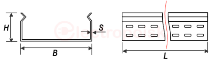 Лоток ЛНМЗ 300x100