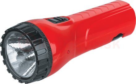 Фонарь светодиодный NPT-CP20-ACCU 0.5Вт LED аккумуляторный с вилкой для зарядки пластик