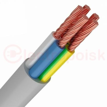 Провод ПВС нг(А)LS 5х4 белый ТРТС
