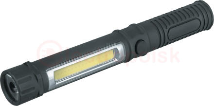 Фонарь светодиодный NPT-W05-3AAA 1Вт LED+1Вт COB LED пластик