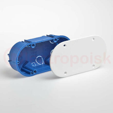 Коробка разветвительная в бетон с крышкой 140х65x45