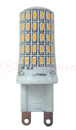 Лампа светодиодная LED 7Вт G9 400Лм 220V/50Hz белый