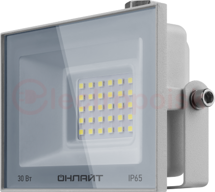Прожектор светодиодный ДО-30w OFL-30-6K-WH-IP65-LED