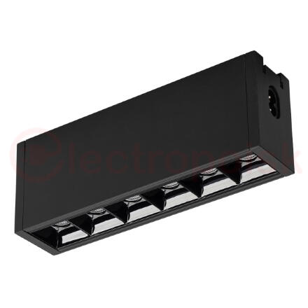 Светильник CLIP-38-LASER-S171-6W Warm3000 (BK, 36 deg, 24V) (, IP40 Металл, 3 года)