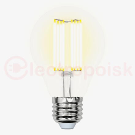 Лампа светодиодная. LED-A70-23W/3000K/E27/CL PLS02WH Форма A, прозрачная. Серия Sky. Теплый белый свет (3000K).