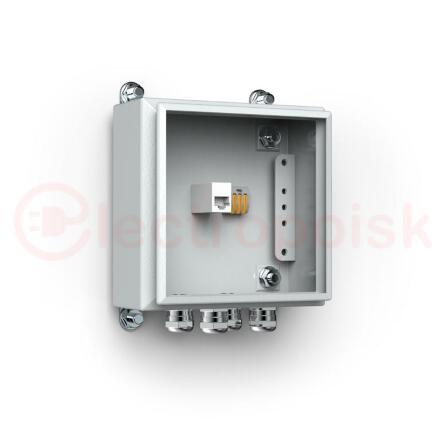 Коробка распределительная IP66, 150х150х78 мм листовая сталь 1.25 мм