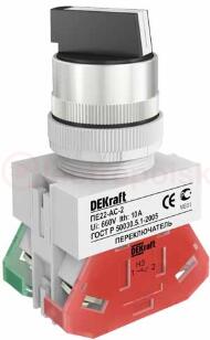 Переключатель ПЕ-22 правый без фиксации 2 положения I-O стандартная ручка 1НО+1НЗ 220В Переключатель ПЕ-22 правый без фиксации 2 положения I-O стандартная ручка 1НО+1НЗ 220В