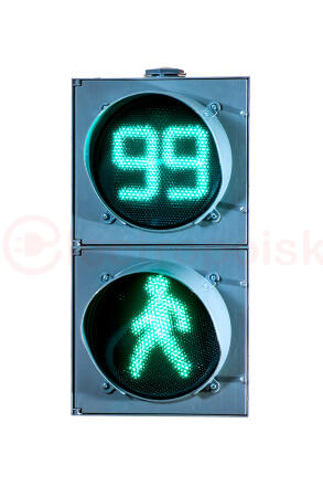Светофор дорожный пешеходный с ТООВ П.1.2 (с ТВАЗ)