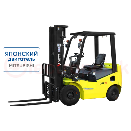 Дизельный погрузчик с японским двигателем YETT DRP25-M1K2C-M300-3W