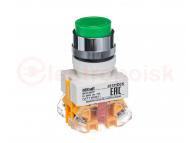 Выключатель кнопочный ВK-22 с фиксацией ABFP диам. 22мм зеленый 220В Выключатель кнопочный ВK-22 с фиксацией ABFP диам. 22мм зеленый 220В