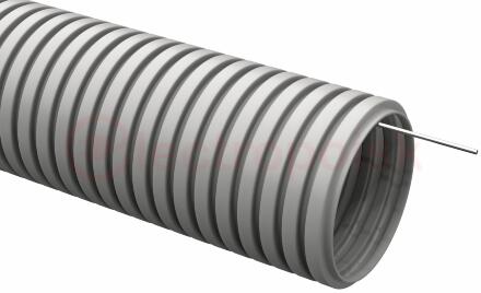 ELASTA Труба гофрированная тяжелая ПВХ d=20 с зондом (100м) IEK