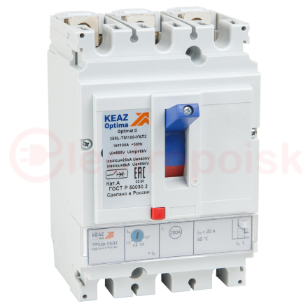 Выключатель автоматический OptiMat D250N-TM080-УХЛ3