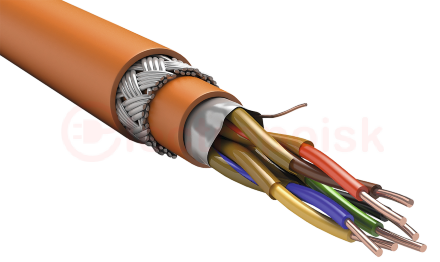 Кабель RS-485 1х2х0,64 Кнг(А)-FRHF оранжевый (200м)