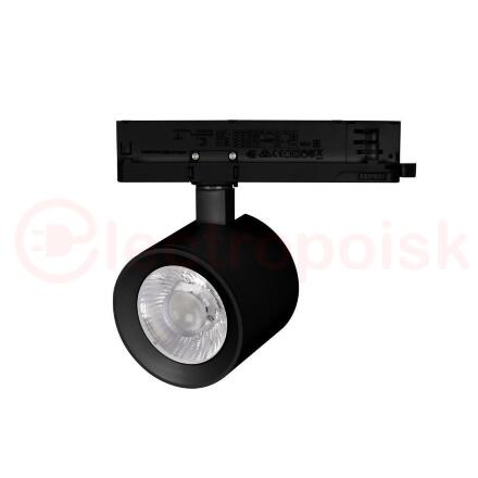 Светильник трековый LGD-NIKA-4TR-R100-20W Warm3000 (BK, 24 deg, 230V) (ARL, IP20 Металл, 5 лет)