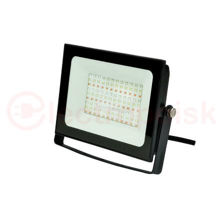 ULF-F60-50W/RGB IP65 200-240В BLACK Прожектор светодиодный. Мультиколор. Пульт ДУ (в/к). Корпус черный. TM Uniel
