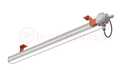 Светильник LED ВЕГА Ex (СПП) 47Вт 6240Лм 5,0К КСС Д IP65 закаленное стекло взрывозащищенная коробка накладной