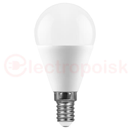 Лампа светодиодная LED 15вт Е14 теплый матовый шар