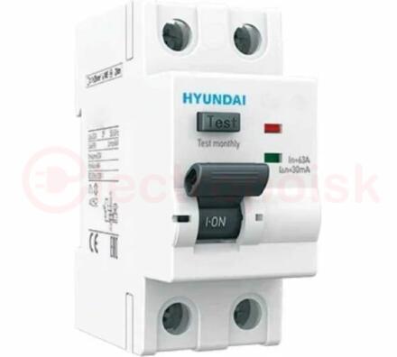 Устройство защитного отключения HRC63S 2PG4S0000C 00025F 2 полюса, 25A, 30mA
