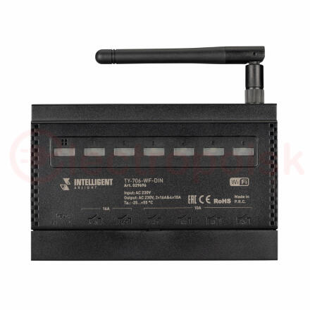 Релейный модуль TY-706-WF-DIN (230V, 2х16A + 4х10А) (IARL, -)