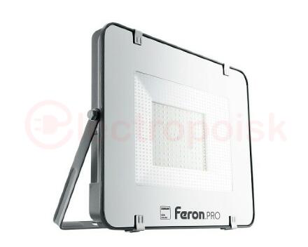 Прожектор светодиодный ДО-150w 6400К 15000Лм IP65 черный Feron.PRO