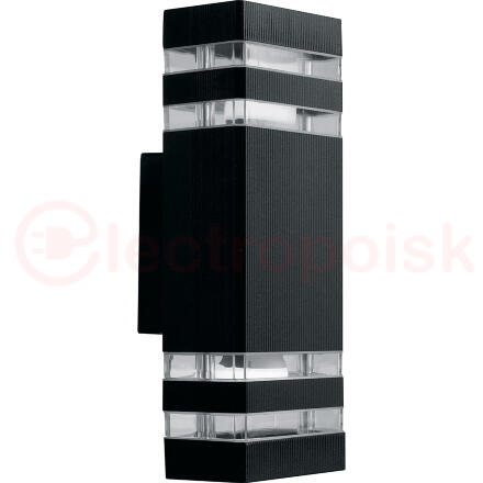 Светильник НБУ-2х60w вверх/вниз Е27 IP54 черный