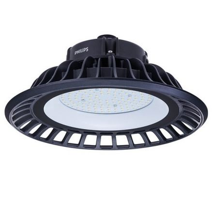Светильник светодиодный подвесной LED ДСП 150 Вт 15000 Лм 4000 К 220-240 В IP65 d350 мм Черный Широкий луч 41-80 ° BY235P PHILIPS