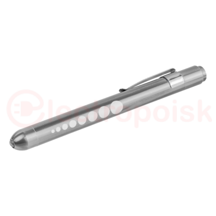 Фонарь светодиодный NPT-CM16-2AAA 0.2Вт LED 30лм 20м металл