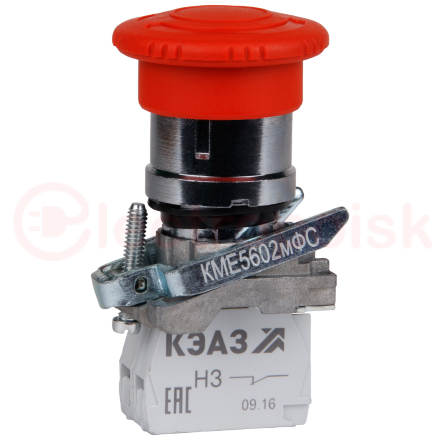 КМЕ5611мФС-красный-1но+1нз-гриб-IP65
