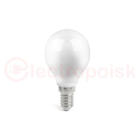 Лампа светодиодная LED 7вт Е14 белый матовый шар