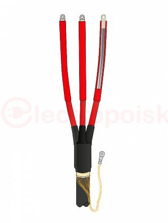 Муфта концевая термоусаживаемая 3ПКВТпНнг-LS-10-35-50 КПЭ