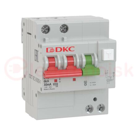 АВДТ с защитой от сверхтоков YON MDV63-23C20-A (2п, 100mA)