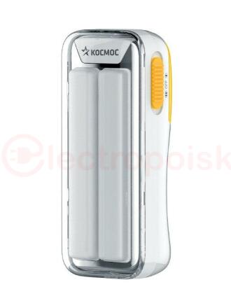 Фонарь-светильник аккумуляторный KOC118LED, 10W LED, аккум. 4V 2Ah3, 440Lm, 3 часа, Космос