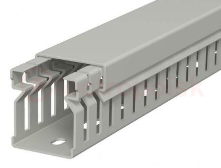 Распределительный кабельный канал LK4 30x25x2000 мм (ПВХ,серый)