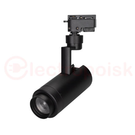 Светильник трековый LGD-ZEUS-2TR-R67-10W Warm3000 (BK, 20-60 deg, 230V) (ARL, IP20 Металл, 5 лет)