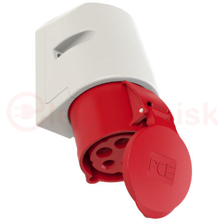 Розетка настенная 16А/400V/3P+N+E/IP44