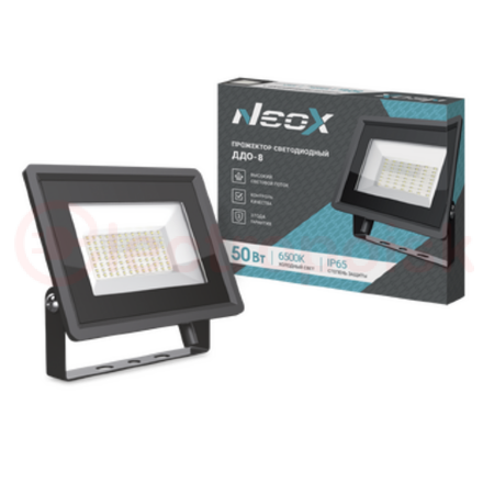Прожектор светодиодный ДДО-8 50Вт 6500К 5000Лм 100лм/Вт IP65 NEOX