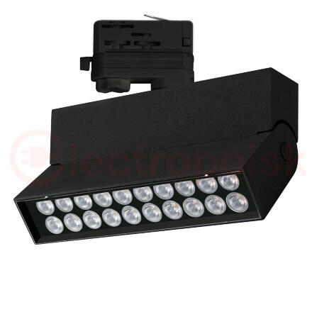 Светильник трековый LGD-LOFT-TRACK-4TR-S170-10W Day4000 (BK, 24 deg) (ARL, IP20 Металл, 3 года)