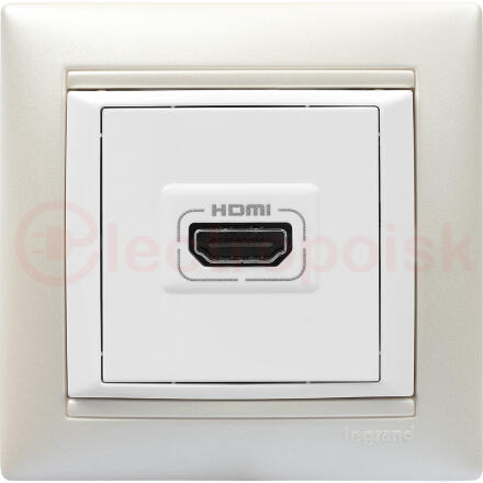 VALENA Розетка HDMI белая