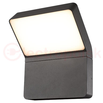 Светильник LGD-ECRAN-WALL-9W Warm3000 (GR, 108 deg, 230V) (ARL, IP65 Металл, 3 года)