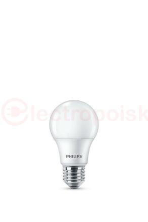 Лампа светодиодная LED A60 9 Вт 720 Лм 6500 К E27 К 220-240 В IP20 Ra 80-89 (класс 1В) EcohomeLED PHILIPS