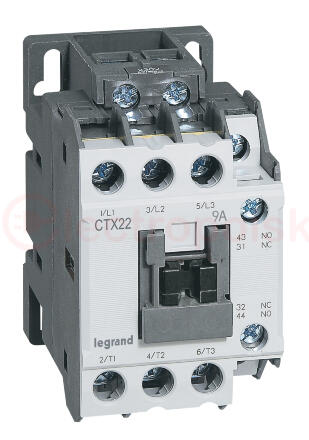 Контактор CTX3 22 3P 9A 1но1нз ~380В