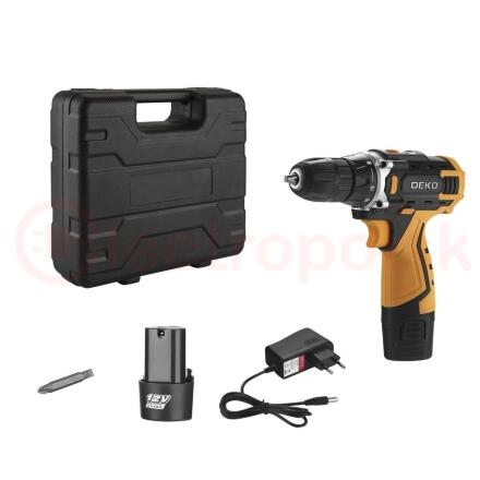 Дрель-шуруповерт аккумуляторная Banger 12V в кейсе, 12В, 2х1.5Ач, з/у