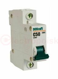 Выключатель автоматический однополюсный 50А D ВА-101 4.5кА Выключатель автоматический однополюсный 50А D ВА-101 4.5кА