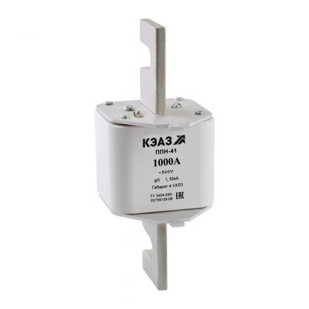Вставка плавкая ППН-41-X3-4-1000А-УХЛ3