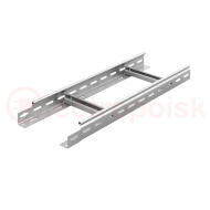 Вертикальный лестничный лоток 200х50х3000, толщ. 1,2 мм, Сендзимир цинк Вертикальный лестничный лоток 200х50х3000, толщ. 1,2 мм, Сендзимир цинк