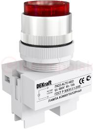 Лампа коммутационная ADDS диам. 22мм красная неон 220В Лампа коммутационная ADDS диам. 22мм красная неон 220В