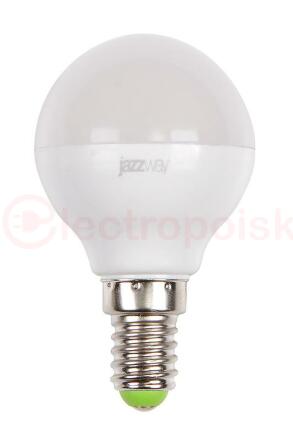 Лампа светодиодная LED 11Вт 230Вт E14 теплый матовый  шар Jazzway