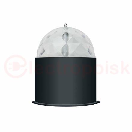 Светодиодный светильник-проектор ULI-Q302 Серия DISCO многоцветный ТМ VOLPE Напряжение 220В Кабель с вилкой (в комплекте) Цвет корпуса черный
