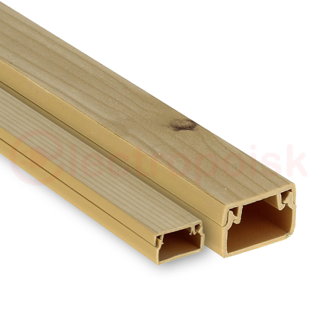Канал кабельный 15х10 (свет. дерево) EKF-Plast