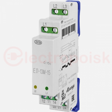 Реле ЕЛ-13М-15 400В УХЛ4